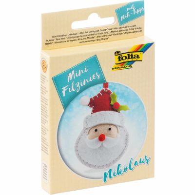 Mini-Filzinies Filznähset Nikolaus 14-teilig von folia