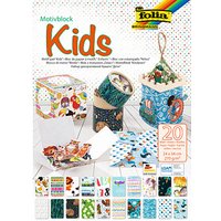 folia Motivblock Kids farbsortiert 270 g/qm 20 St. von folia