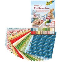 folia Motivblock Weihnachten farbsortiert 270 g/qm 1 Block von folia