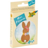 folia Nähset Mini Filzinies Hase mehrfarbig von folia