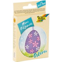 folia Nähset Mini Filzinies Osterei mehrfarbig von folia