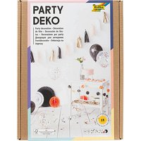 folia Partydeko-Set mehrfarbig Modern 15 St. von folia