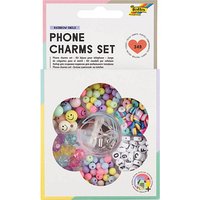 folia Perlen-Set Phone Charms Set mehrfarbig von folia