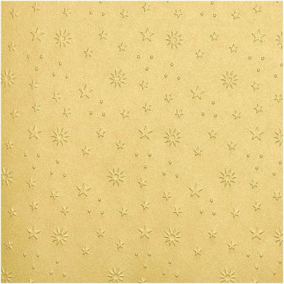 Prägekarton Sterne 50x70cm 220g/m² von folia