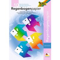 folia Tonpapier Regenbogen farbsortiert 100 g/qm 10 St. von folia