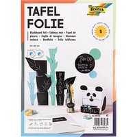 folia Tafelfolie selbstklebend blanko 23,0 x 33,0 cm, 5 Blatt von folia