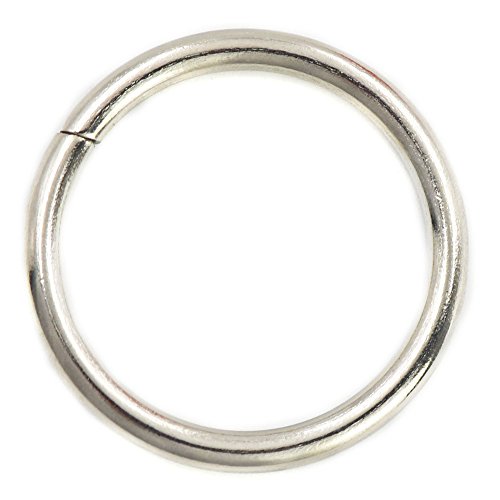 Metall O-Ringe, aus nicht geschweißtem Nickel, 12 mm, 50 Stück von fujiyuan