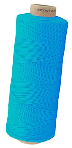 Baumwollkordel Twine, 650 Meter, Aqua, 1mm von fuwi