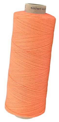 Baumwollkordel Twine, 650 Meter, Lachsfarben, 1mm von fuwi