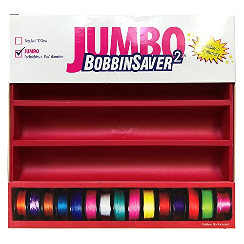 GRABBIT BS2J Spulensaver 2 Jumbo, Kunststoff, Rot, für bis zu 70+ Spulen von gRabbit