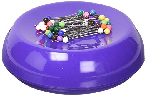 Grabbit Magnetic Sewing Pincushion Nadelkissen, Plastik, violett, 1 Count (Pack of 1) von Grabbit