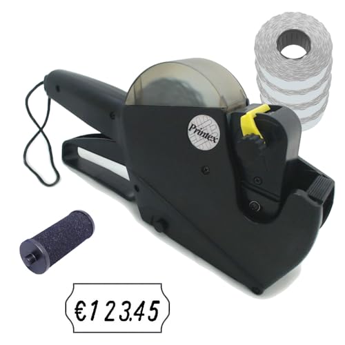 gebar - P-Set02 mit Printex A6 Preisauszeichner plus 6.000 Etiketten 26x12 mm und 1 Farbrolle Preisetiketten von gebar