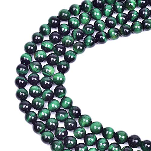 10 mm, 38 Stück, AAA, grüner Tigerauge, lose, natürliche Steinperlen, glatte Perlen, Lieferant von Edelsteinen für die Herstellung von Schmuck, Halsketten und Armbändern, 15,5 Zoll 10 mm, 38 Stück, AAA, grüner Tigerauge, lose, natürliche Steinperlen, glatte Perlen, Lieferant von Edelsteinen für die Herstellung von Schmuck, Halsketten und Armbändern, 15,5 Zoll von generic