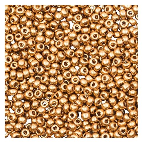 20g ROCAILLES PRECIOSA SAME BELTEN PALE GOLD, 8/0 (Rocailles PRECIOSA seed beads pale gold) von generic