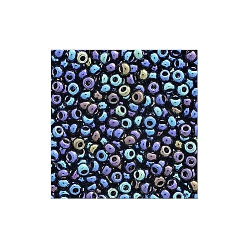 20g Rocailles Preciosa Seed Perlen Blue Iris, 6/0 (Rocailles PRECIOSA seed beads Blue Iris) von generic