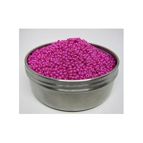 20g Rocailles Preciosa Seed Perlen Fuchsia (terra intensiv), 10/0 (Rocailles PRECIOSA seed beads fuchsia (TERRA INTENSIVE)) von generic