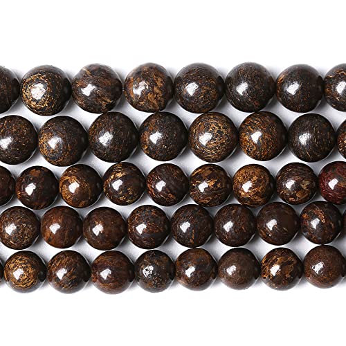 32 Stück 12 mm Natursteinperlen, brauner Bronzit-Edelstein, runde lose Perlen für die Schmuckherstellung, DIY-Armband, Halskette 32 Stück 12 mm Natursteinperlen, brauner Bronzit-Edelstein, runde lose Perlen für die Schmuckherstellung, DIY-Armband, Halskette von generic