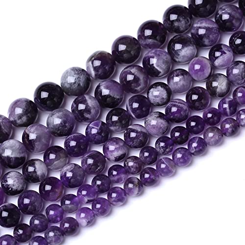 35 Stück 10 mm Perlen, natürlicher lila Traumspitzen-Amethyst, runde lose Perlen, Edelsteine für die Schmuckherstellung, DIY, 15 Zoll 35 Stück 10 mm Perlen, natürlicher lila Traumspitzen-Amethyst, runde lose Perlen, Edelsteine für die Schmuckherstellung, DIY, 15 Zoll von generic