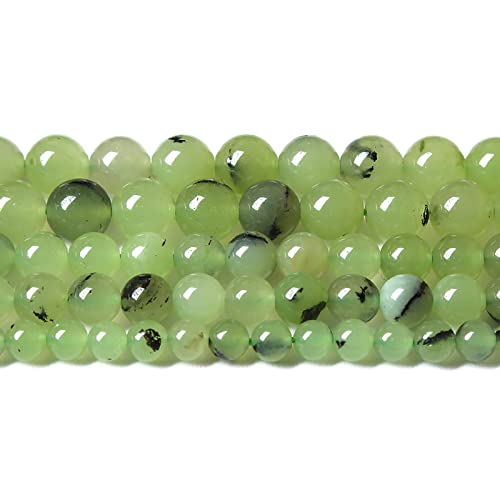 36 Stück 10 mm natürlicher Prehnit-Jade-Stein, runde, lose Abstandsperlen für die Herstellung von DIY-Schmuck, Halsketten, Armbänder, heilende Energieperlen 36 Stück 10 mm natürlicher Prehnit-Jade-Stein, runde, lose Abstandsperlen für die Herstellung von DIY-Schmuck, Halsketten, Armbänder, heilende Energieperlen von generic