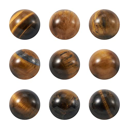 50 Stück natürliche Tigerauge-Cabochon-Stein-Halbrundperlen 10 mm, winzige flache Rückseite, Edelstein, Chakra-Heilkristall, Abdeckungen für die Schmuckherstellung 50 Stück natürliche Tigerauge-Cabochon-Stein-Halbrundperlen 10 mm, winzige flache Rückseite, Edelstein, Chakra-Heilkristall, Abdeckungen für die Schmuckherstellung von generic