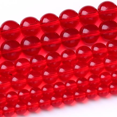 6 mm Granatrote Glasperlen, runde lose Perlen, natürliche Edelsteinperlen, Kristall-perlen für die Schmuckherstellung, DIY-Armband, Halskette 6 mm Granatrote Glasperlen, runde lose Perlen, natürliche Edelsteinperlen, Kristall-perlen für die Schmuckherstellung, DIY-Armband, Halskette von generic