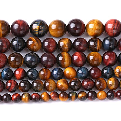 8MM 45PCS Naturstein Multi Tiger Eye Stein Perlen für Schmuck Machen DIY Armband 1 Strang 8MM 45PCS Naturstein Multi Tiger Eye Stein Perlen für Schmuck Machen DIY Armband 1 Strang von generic
