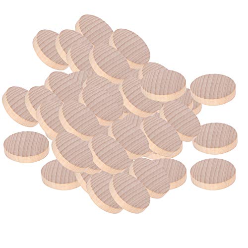 Blanko-Token, Leere Holzscheiben, Holzscheiben, Holzspäne, 100 Stück, Leere Holzscheiben, Holzhandwerk, Dekoration, Hersteller, Handgefertigte Accessoires (3cm) von generic