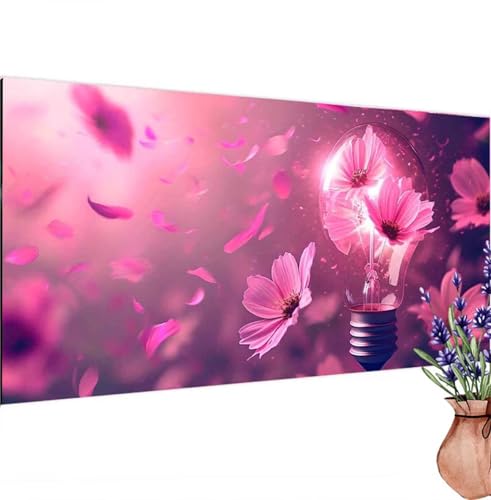 Diamond Painting Blume, Fantasie Diamond Painting Erwachsene Groß 100x50 cm, DIY 5D Diamant Kunst Kinder Diamant Stickerei Bastelset Erwachsene Frauen für Zimmer Deko Wohnzimmer, Geschenke Model-600 von generic