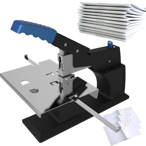 Hochleistungshefter, Reithefter, A3/A4-Schnellhefter-Bindemaschine, 60 Blatt Kapazität, manueller Desktop-Flach-/Sattelhefter, Sattelheftmaschine, für Haushalt, Schule, Büro von generic