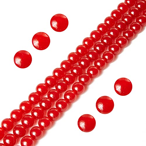 Karneol-Perlen, natürlicher Edelstein, rund, lose Perlen, 8 mm, für die Schmuckherstellung, 100 Stück Karneol-Perlen, natürlicher Edelstein, rund, lose Perlen, 8 mm, für die Schmuckherstellung, 100 Stück von generic