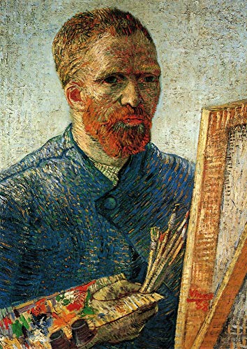 Kunstkarte Vincent van Gogh Selbstbildnis vor der Staffelei von generic