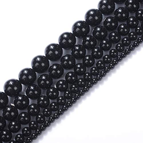 Natursteinperlen, 14 mm, schwarzer Onyx-Achat, Edelstein, runde lose Perlen, Kristall-Energiestein, Heilkraft für die Schmuckherstellung, DIY, 1 Strang, 38,1 cm Natursteinperlen, 14 mm, schwarzer Onyx-Achat, Edelstein, runde lose Perlen, Kristall-Energiestein, Heilkraft für die Schmuckherstellung, DIY, 1 Strang, 38,1 cm von generic