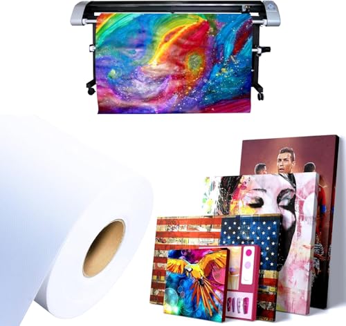 Professionelle matte Leinwandrolle, Großformat, Tintenstrahldruck, 300 g/m², glänzend, Ökologisch, Lösungsmittel, Leinwandrolle für Innen- und Außenbereich, Malerei, Kunst, Fotografie und Professionelle matte Leinwandrolle, Großformat, Tintenstrahldruck, 300 g/m², glänzend, Ökologisch, Lösungsmittel, Leinwandrolle für Innen- und Außenbereich, Malerei, Kunst, Fotografie und von generic