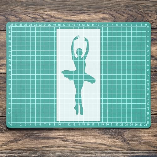 Schablone Ballerina Ballett Pirouette Tanzende Tänzerin Mylar Kunst Handwerk Airbrush von generic