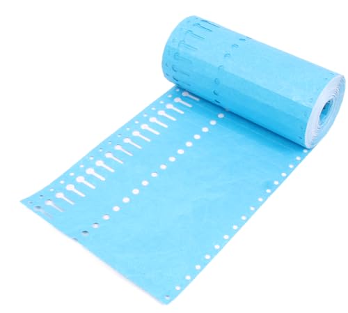 1000 Tyvek Schlaufen-Etiketten 160 x 1,27 mm - sehr reißfest + wetterbeständig 61278 Farbe Blau von generisch