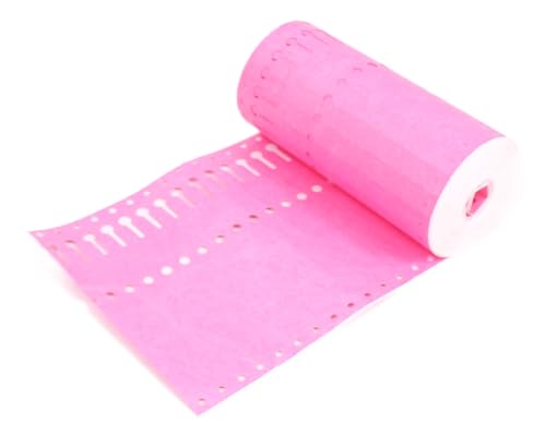 1000 Tyvek Schlaufen-Etiketten 160 x 1,27 mm - sehr reißfest + wetterbeständig 61278 Farbe Rosa von generisch