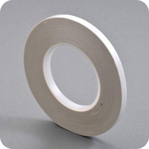 Doppelseitiges Klebeband 50 M - Breite 3 mm -handreißbar - transparent -- perfekt zum basteln -- stark haftend — optimal für Papier, Stoffe, Aluminium, Metall, Holz Glas, Keramik -Top Anfangshaftung von generisch