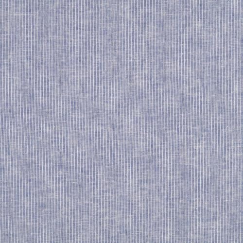 Halbleinen Meterware Feinstreifen - Leinenstoff gestreift - Leinengewebe dünne Streifen - Leinen Baumwollgemisch - Sommerleinen *ab 50 cm, Farbe: 006 jeans von generisch