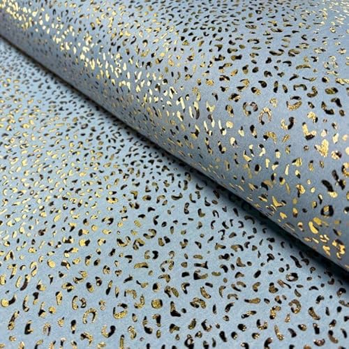 Leichter Jeansstoff Leomuster, Blusenstoff Leo - Jeans Stoff Meterware luftig - Denim hellblau - Hemdenstoff Jeansoptik Leopard gold *ab 50 cm Leichter Jeansstoff Leomuster, Blusenstoff Leo - Jeans Stoff Meterware luftig - Denim hellblau - Hemdenstoff Jeansoptik Leopard gold *ab 50 cm von generisch