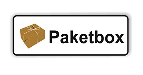 Paketbox Symbol Aufkleber, Abziehbild (R 34/7) w (17 x 7 cm) von generisch