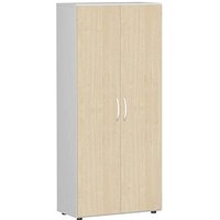 geramöbel Aktenschrank Flex, S-385100-AL lichtgrau, ahorn 4 Fachböden 80,0 x 42,0 x 180,8 cm von geramöbel