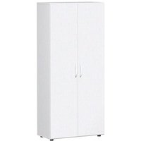 geramöbel Aktenschrank Flex, S-385100-WW weiß 4 Fachböden 80,0 x 42,0 x 180,8 cm von geramöbel