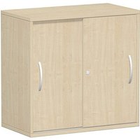 geramöbel Schiebetürenschrank Flex, S-382502-AA ahorn 1 Fachboden 80,0 x 42,5 x 79,8 cm von geramöbel