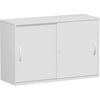 geramöbel Schiebetürenschrank Flex, S-312253-LL lichtgrau 1 Fachboden 120,0 x 42,5 x 79,8 cm von geramöbel