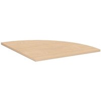 geramöbel Verbindungsplatte Flex buche, dreieckig abgerundet 80,0 x 80,0 x 2,5 cm von geramöbel