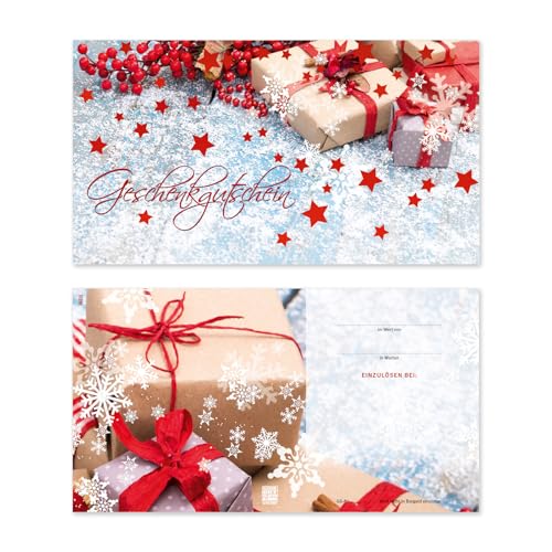 GESCHENKGUTSCHEINcom 100 Stück Geschenkgutscheine. Gutschein blanko für Weihnachten x-mas. Formulare für Firma, Einzelhandel. X1298 von GESCHENKGUTSCHEINcom by POS-HAUER