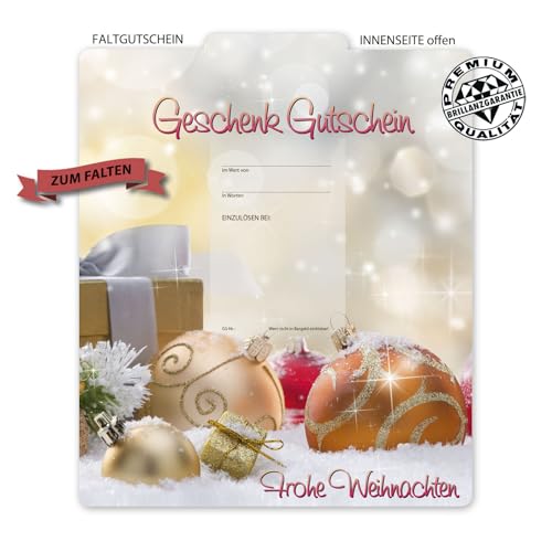 25 Stk. Weihnachtsgutscheine für alle Branchen X281 von geschenkgutschein.com