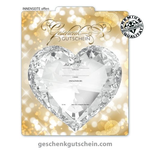 50 Stk. Premium Geschenkgutscheine Gutscheine zum Falten "Multicolor" für Schmuckhändler, Juweliere, Goldschmiede SC221 pos-hauer von geschenkgutschein.com