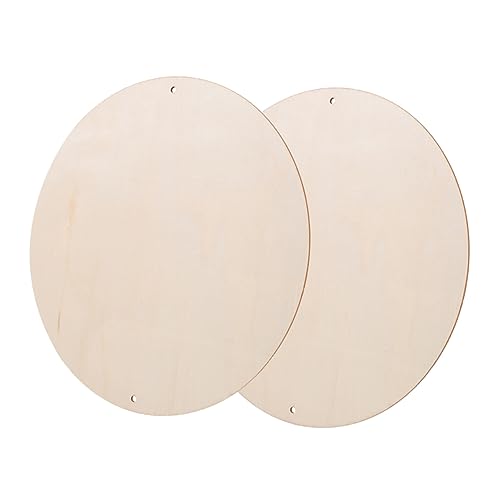 2 unlackierte Holzbretter für Bastelarbeiten, leichte runde Dielen für Kunstprojekte, einfach zu bemalen und zu beizen 2 unlackierte Holzbretter für Bastelarbeiten, leichte runde Dielen für Kunstprojekte, einfach zu bemalen und zu beizen von getuse