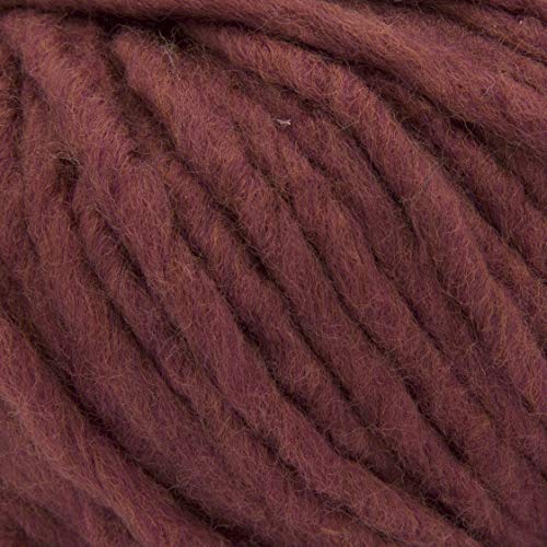 ggh Husky, Farbe:038 - Sequoiabraun, Schurwolle Mischung, 50g Wolle als Knäuel, Lauflänge ca.50m, Verbrauch 800g, Nadelstärke 7-9, Wolle zum Stricken und Häkeln von ggh